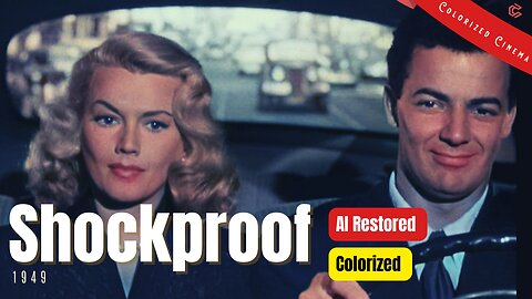 Shockproof (1949) | Colorized | Subtitled | Cornel Wilde, Patricia Knight | Crime film noir
