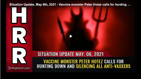 Vaccine monster Peter Hotez calls for hunting down and silencing all anti-vaxxers