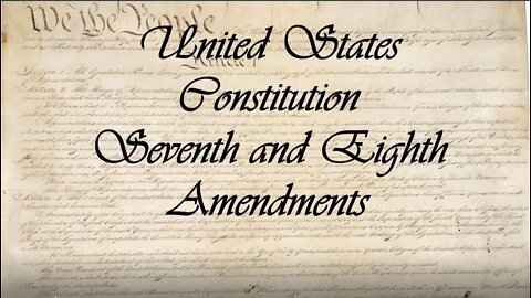 US Constitution 7th and 8th Amendments Explained