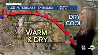 Warm air returns before our Thanksgiving cool down