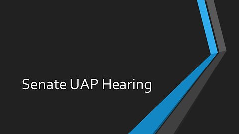 Senate UAP Hearing