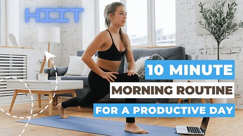 10-minute High-Intensity Interval Training (HIIT) workout support weight loss