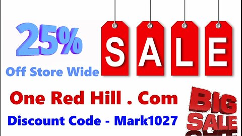 25% Off Store Wide at One Red Hill . Com until 21 April 2024
