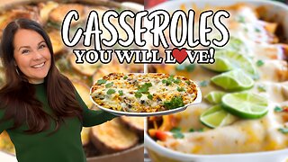 3 MUST-TRY CASSEROLES!! | DELICIOUS Casseroles without canned soup