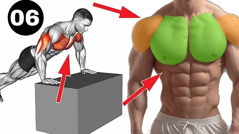 Type Of Chest Muscles Exercise| Chest workout at home