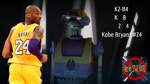 Kobe Bryant is a Droid K2-B4 in The Clone Wars Animated Series
