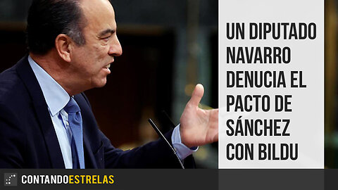 Un diputado navarro denuncia el pacto de Sánchez con Bildu