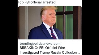 FBI Official Who Investigated Trump Russia Collusion