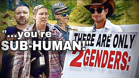 “There Are Only 2 Genders” Street Debate | Aggressive Leftists Humiliated!