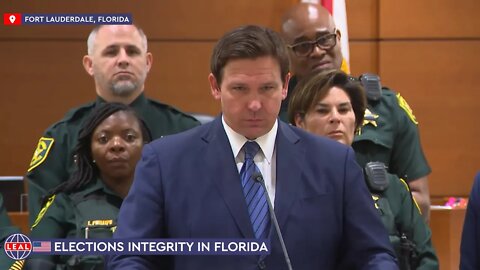 🇺🇸 Ron DeSantis · 20 detenidos y medidas para prevenir el fraude electoral en Florida [CC Español]
