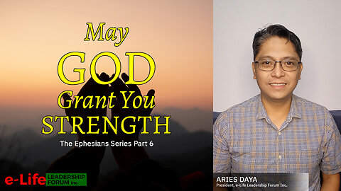 May God Grant You Strength - Eph 3:14-21