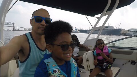 Blasian Babies Family Father's Day 2023 Chaparral SunCoast Boating Excursion GoPro Hero5 Black!