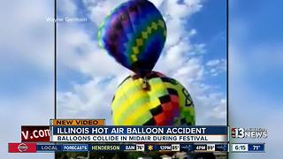 Video of crazy hot air balloon accident in Illinois