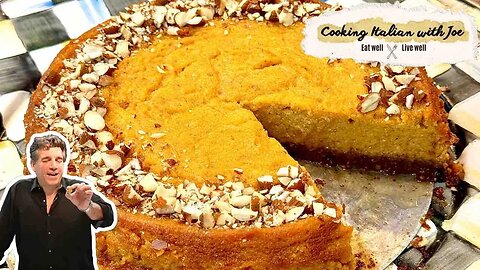 Absolutely Delicious Sweet Potato Cheesecake with Toasted Nut Crust Cooking Italian with Joe