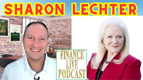 Dr. Finance Live Podcast Episode 1 - Sharon Lechter Interview - Co-Author of Rich Dad Poor Dad Book