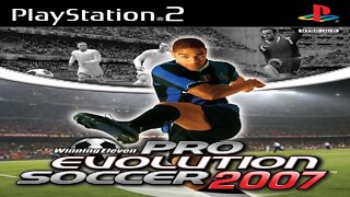 Winning Eleven Pro Evolution Soccer 2007 (PS2) Gameplay