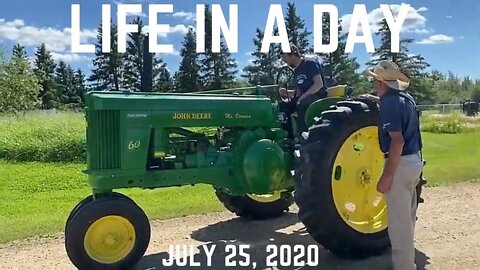 Day In a Life | Old John Deere Tractors, Shell Fuel Wagon | Stone Barn, Rural Life in Alberta
