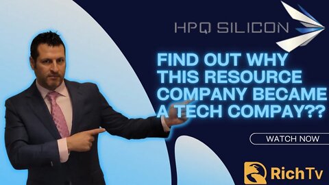 HPQ Silicon Inc. Now a Tech Company! - CEO Interview - (HPQ) (HPQFF) (UGE) - RICH TV LIVE