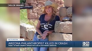Arizona philanthropist killed in crash, her boyfriend facing DUI charges