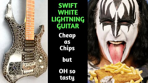 Swift Lightning KISS style guitar mid 80's CHEAP CHEAP CHEAP but GREAT - I love it. One of my Favs.