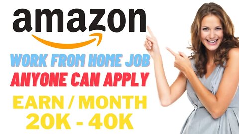 Amazon Jobs From Home | No Fees | APPLY NOW | Amazon Work From Home Jobs | Data Entry Jobs
