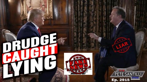 Drudge Report Caught LYING About Fabricated Piers Morgan Trump Interview