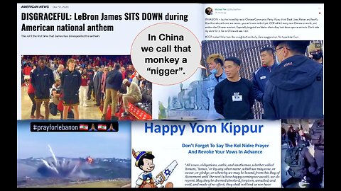 Lebron James Insults America As Racist Chinese Huiping Wang Army Invades USA Israel Attacks Lebanon