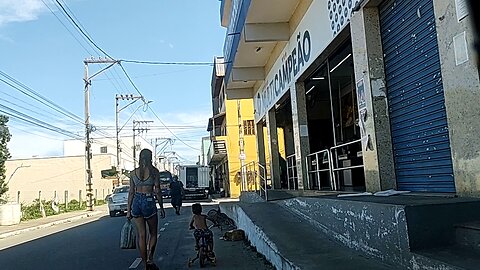 Driving through a Brazilian Slum (favela)