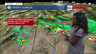 NWS Las Vegas: Tornado warning issued for northeastern Clark County