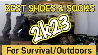 Best Men's Shoes & Socks For Hiking/Survival Outdoors 2k23!...