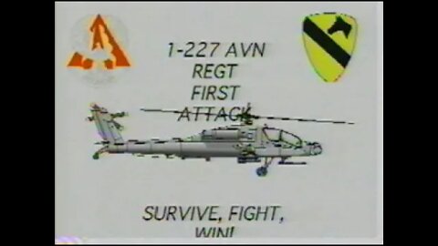 AH-64 ● 1-227 Aviation PhotoTelesis Promotional Video of Attack Mission 1996 ● Apache Helicopter