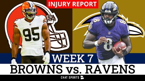 Browns vs. Ravens NFL Week 7 Preview