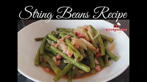 Easy budget string beans recipe for you to share: #share #food #foryou #cooking