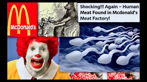 McDonalds Serves Human Meat Burgers Claims Rabbi Covid Vaccine Causes Sperm Count Birth Rate Decline