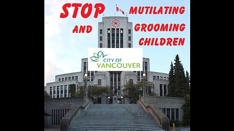 "STOP MUTILATING AND GROOMING CHILDREN"