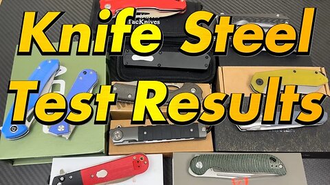 Knife Test XRF & HRC Results ! Surprising and interesting information !