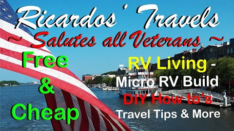 Ricardos' Travels Salute to Veterans | Custom Micro RV Build | Free Boondocking and Cheap RV Camping