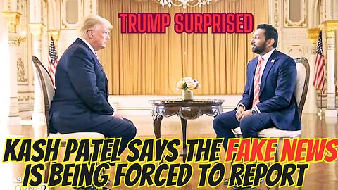 TheStormHasArrived on Twitter Kash Patel says the fake news is being forced to report