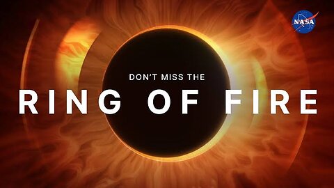 Watch the Amazing Ring of Fire Solar Eclipse in 2023! (NASA Broadcast Trailer)