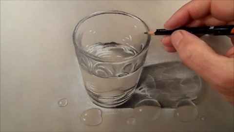 How to Draw Glass of Water