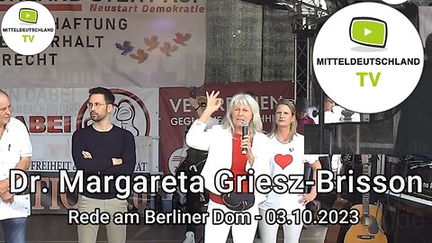 Dr. Margareta Griesz-Brisson - Rede am Berliner Dom - 03.10.2023