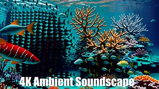 Ambient Soundscape Music - Δ II | (AI) Audio Reactive Realistic Flowing