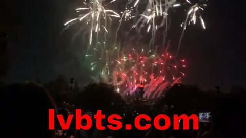 DisneyLand California Fireworks 12-21-21