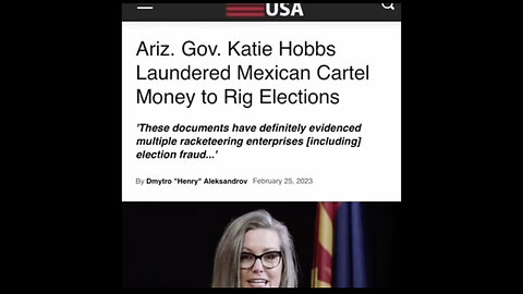 ⚫️Katie Hobbs: Money Launderer?