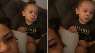 Toddler Gets Emotional Watching 'Toy Story' For The First Time