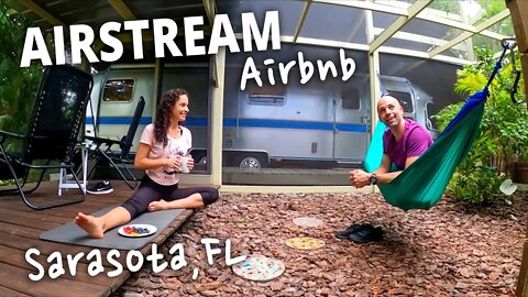 TINY LIVING in an AIRSTREAM TRAILER (Full Tour) | Siesta Key, Florida