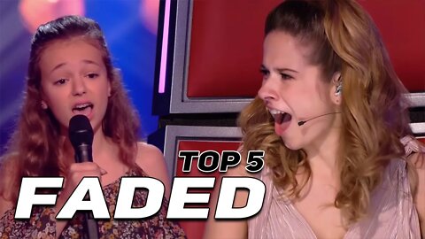 BEST 'Faded' covers in The Voice Kids (Alan Walker) | BEST Blind Auditions