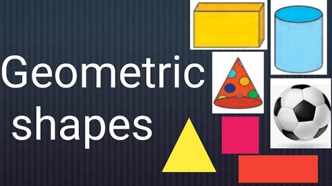 Geometric shapes 2 st// shapes introduction in hindi and english