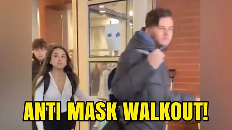 Students WALK OUT over Mask Mandate