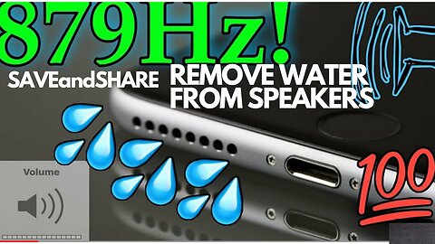 REMOVE WATER FROM SPEAKERS WITH SOUND { GUARANTEED }